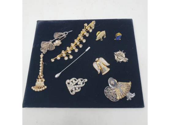 Assorted Pins And Brooches