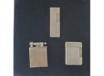 Three Vintage Lighters: John Sterling, Dunhill, The Roller Beacon