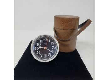 Vintage Lorenz Static Premio Compasso D'oro Clock With Case