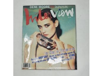 Interview Magazine Demi Moore July 1996