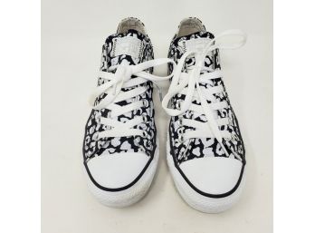 Converse All Stars Limited Edition Black & White Animal Print Size: 8 US