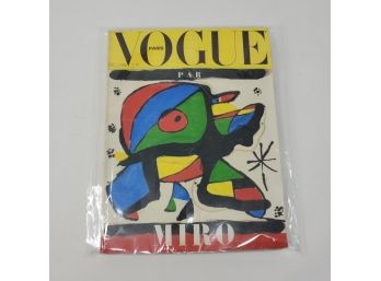 Rare French Vogue Magazine Dec/jan 1980 Miro Cover