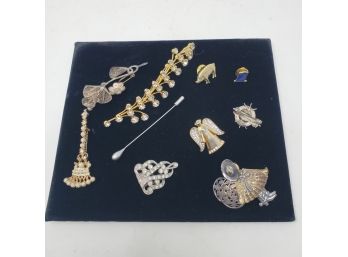 Assorted Pins And Brooches