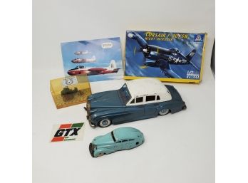 Vintage Car And Plane Models Rolls Royce, Corsair