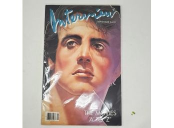 Interview Magazine Sylvester Stallone September 1985