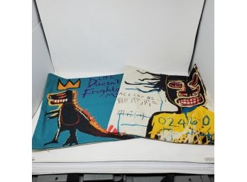 2 Basquiat Pillow Cases