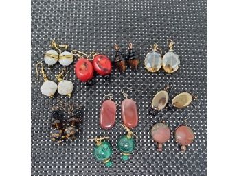 10 Pairs Of Pierced Earrings