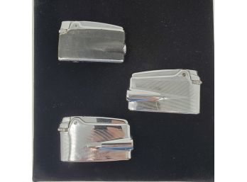 Three Vintage Lighters: Ronson