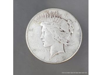 1923-s U.S. Peace Dollar