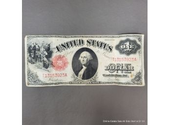 1917 U.S. One Dollar Note