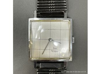 1960s Girard Perragaux 7427A Domier Watch With Replaced Bracelet