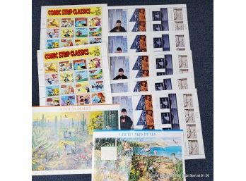 Louise Nevelson, Comic Strip Classic Sonoran Desert, Great Lakes Dunes Stamps
