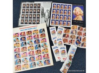 Rock & Roll Rhythm & Blues, Legends Of Hollywood Stamps
