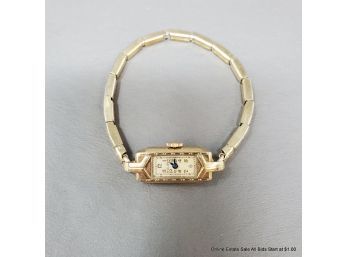 Bulova 10K Gold Filled Antique Wristwatch