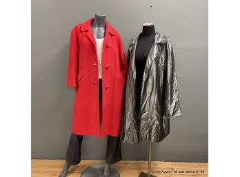 Lot Of Two (2) Fashion Outerwear Coats