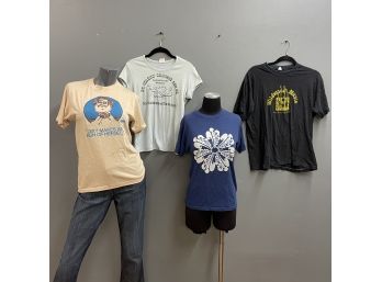 Four Vintage Graphic T-shirts Mt. St Helens, Tall Timbers, Wildwood Music