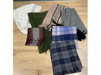 Lot Of Wool & Poly Scarves