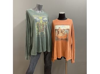 Two NW Folk Life 2003, 2006, Long Sleeve Shirts XL