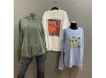 NW Folk Life 2002 Sweatshirt, 1998 Short Sleeve Shirt, 2007 Long Sleeve Shirts