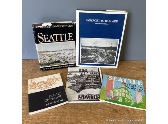 Seattle Related Books Including Victor Steinbrueck Autograph