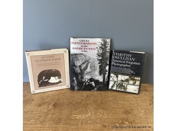 Three Photography Books: Timothy O'Sullivan, Eva Webber & Early Victorian Album David Octavius Hill