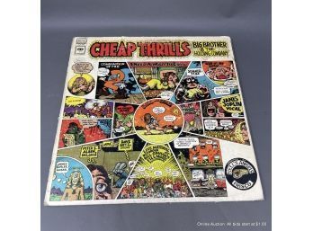 Big Brother & The Holding Company Cheap Thrills Record Album
