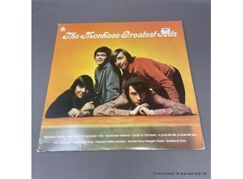The Monkees Greatest Hits Vinyl Record Album