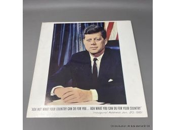 John F. Kennedy A Tribute Vinyl Record Album