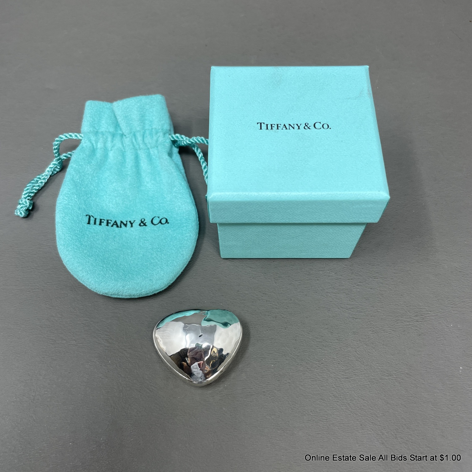 Sold at Auction: TIFFANY STERLING SILVER LUGGAGE SUITCASE PILL BOX
