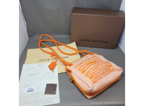 Louis Vuitton Cruise Line Rider Bag In Orange