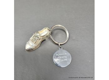 Nordstrom Flagship Downtown Opening Silver Tone Shoe Keychain
