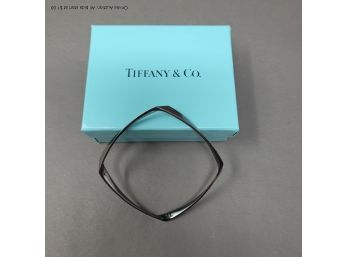 Tiffany & Co. Frank Gehry  18K White Gold Torque Bangle Bracelet 21 Grams