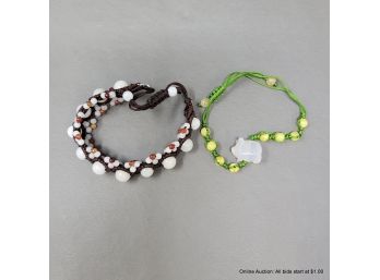 Jadeite And Nephrite Adjustable Bracelets