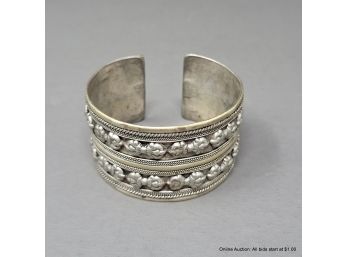 Ornate Metal Cuff Bracelet