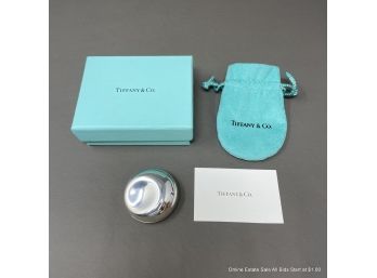 Tiffany & Co. Elsa Peretti Sterling Silver Small Pillbox 29 Grams