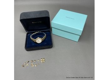 Tiffany & Co. Tesoro 18k Yellow Gold 24mm Watch 75 Grams
