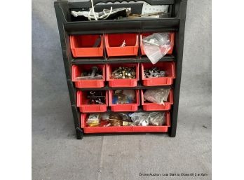 Hardware Organizer Full Of Odds & Ends As Photographed