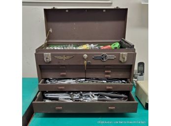 Vintage Toolbox And Contents