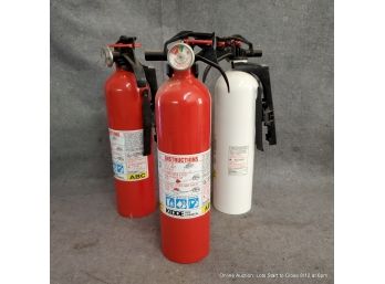 Three Household Fire Extinguishers (3 Lbs Each)