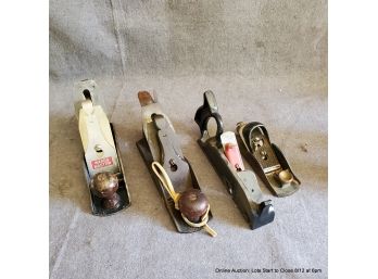 Lots Of Four Wood Planes: Wards Master, Bailey, Made In USA