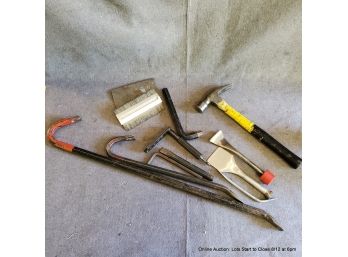 Pry Bars,heavy Duty Claw Hammer, Chisels, Profile Gauge