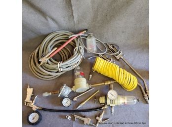 Pneumatic Hose, Gauges, And Related