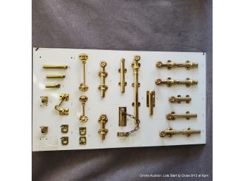 Display Brass Locking Hardware