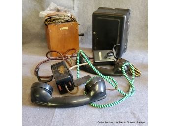 Antique Telephones & Related Including Western Electric & Stromberg Carlson