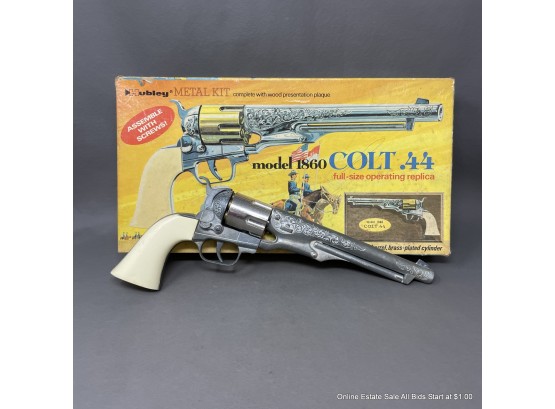 Hubley Model 1860 Colt .44 Full-size Operating Replica With Original Box