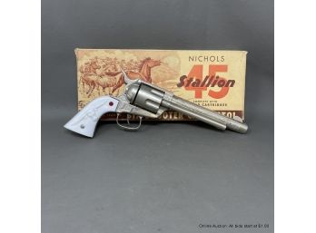 Nichols 45 Stallion Six Shooter Cap Pistol Gun With Original Box