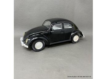 Vintage VW Beetle Metal Tonka Volkswagen Bug Replica Toy Vehicle In Black