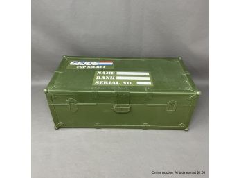 G.i. Joe Plastic Action Figure And Toys Carrying Case