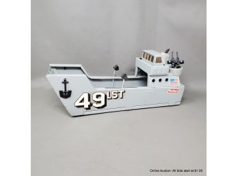 Vintage Buddy L Pressed Steel 49 LST Navy Landing Ship Toy