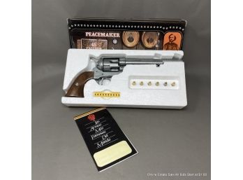 Peacemaker 45 Caliber Antique Pistol Replica With Original Box